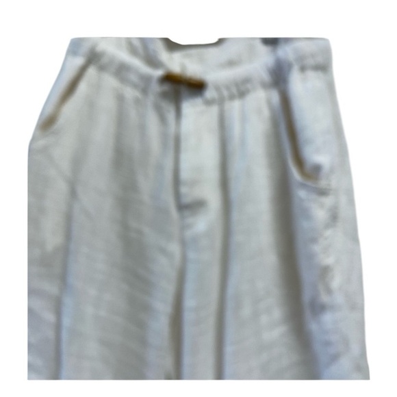Free people white linen pants extra small women’s - Picture 3 of 13